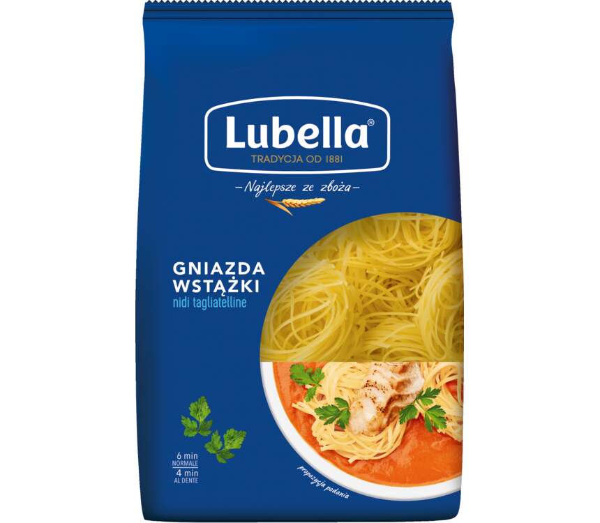 Lubella Makaron gniazda wstążki nr 50 400 g kaufland.pl