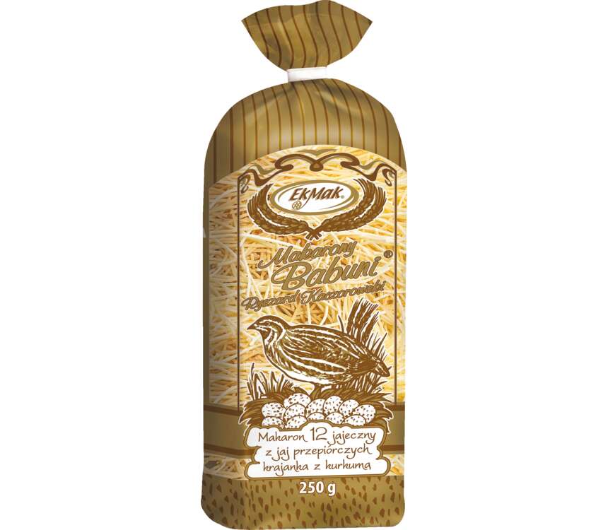 Makaron Babuni Makaron nitki z jaj przepiórczych 250 g