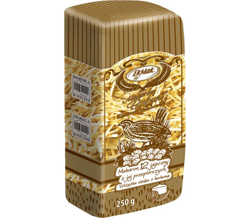 Makarony Babuni Makaron wstążka z jaj przepiórczych 250 g