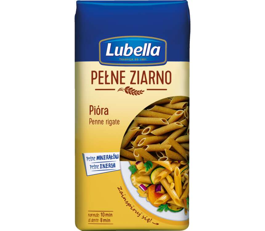 Lubella Pełne Ziarno Makaron pióra  400 g kaufland.pl