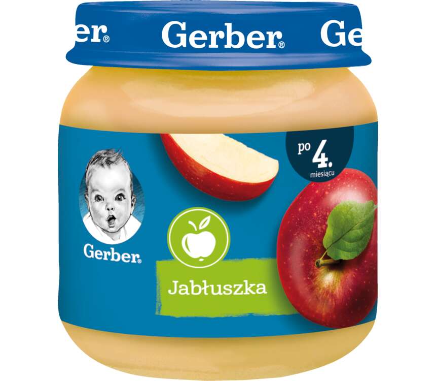 Gerber 5M Deser dla dzieci jabłko 125 g