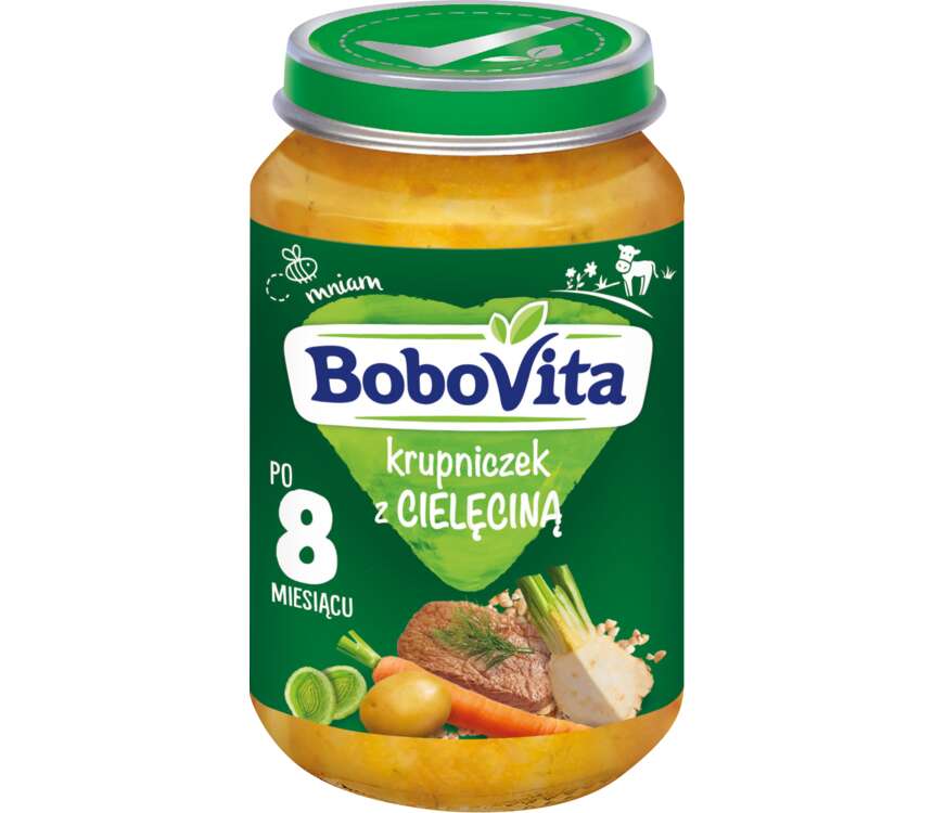 BoboVita 9M Danie dla dzieci krupnik z cielęciną 190 g