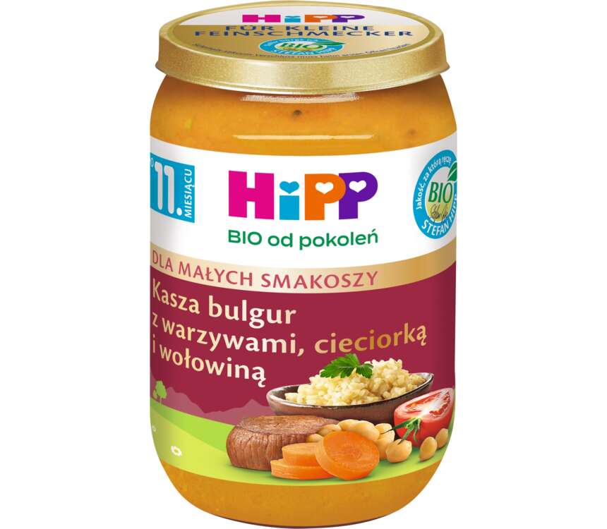 Hipp 12M Ziemniaki z fasolą i królikiem 220 g