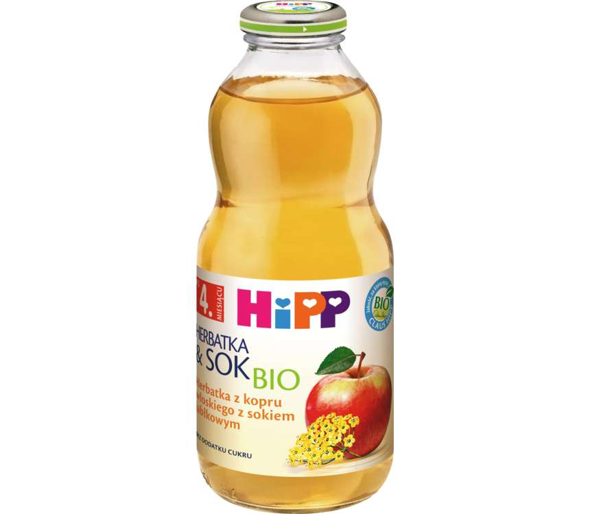 Hipp BIO 5M Herbatka dla dzieci koper wł.z sok.jabł. 500 ml kaufland.pl