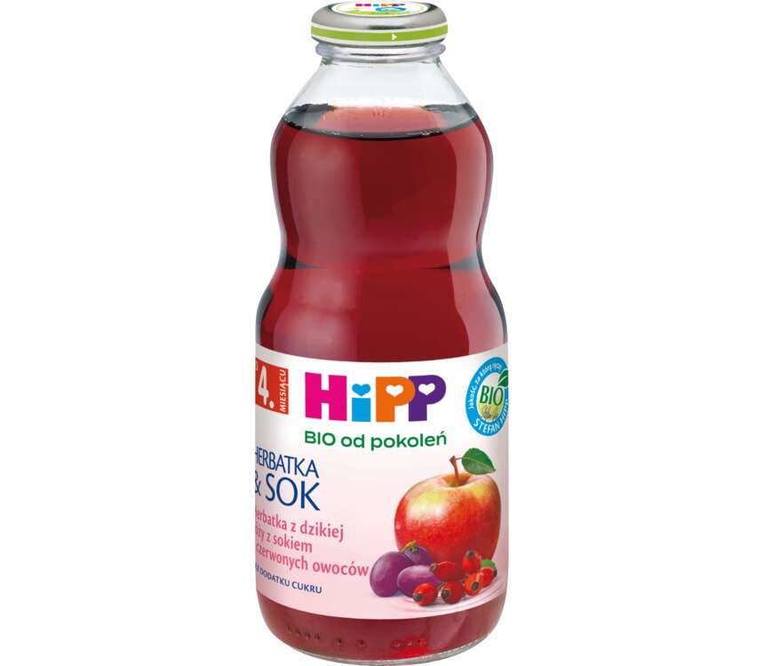 Hipp BIO 5M Herbatka dla dzieci z czerwonych owoców 500 ml kaufland.pl