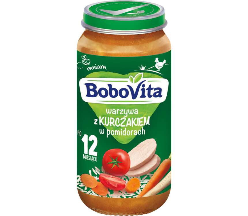 BoboVita Obiadek dla dzieci warzyw. z kurczakiem 250 g