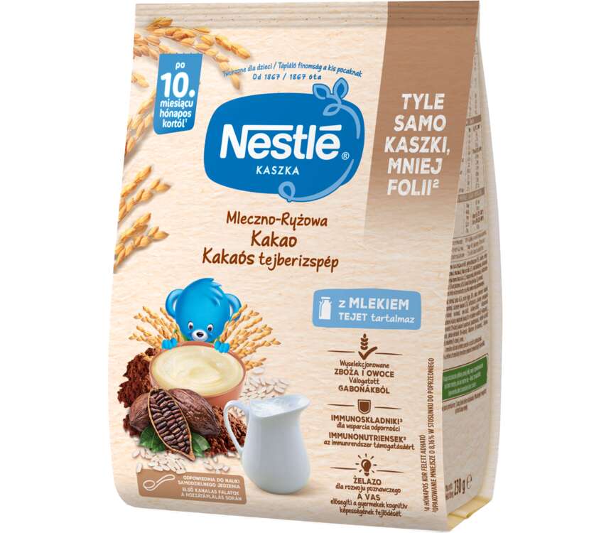 Nestle 13M Kaszka mleczno-ryż. kakao 230 g