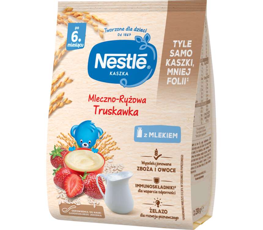Nestle 7M Kaszka mleczno-ryż. truskawka 230 g