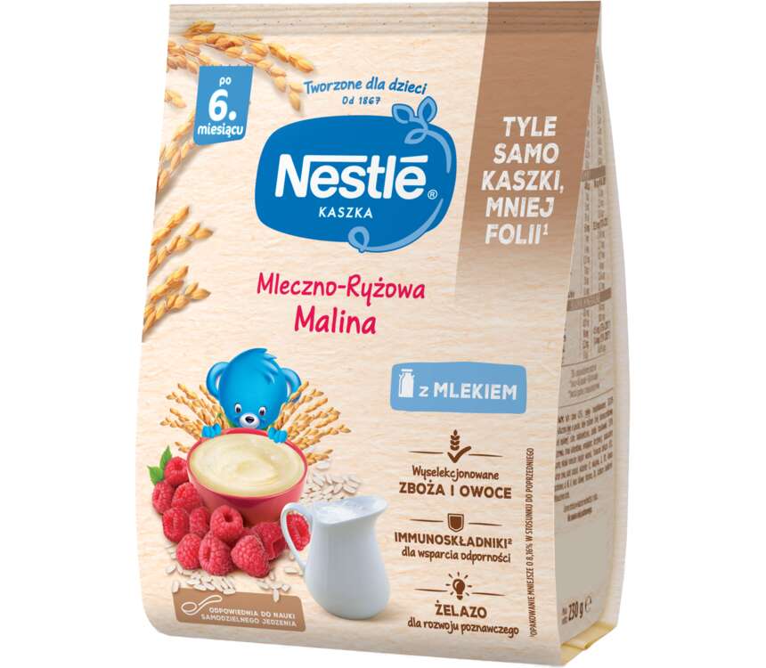 Nestle 5M Kaszka mleczno-ryż. malina 230 g kaufland.pl