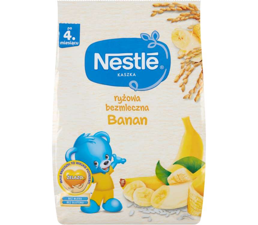 Nestle 5M Kaszka ryżowa banan 180 g