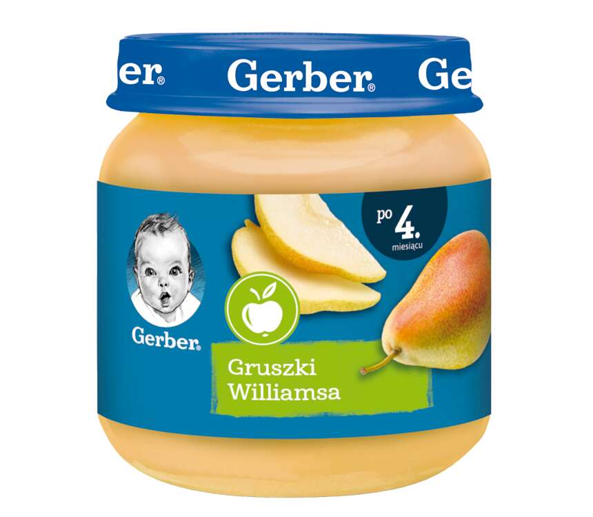 Gerber 5M Deser dla dzieci gruszki Williamsa 125 g