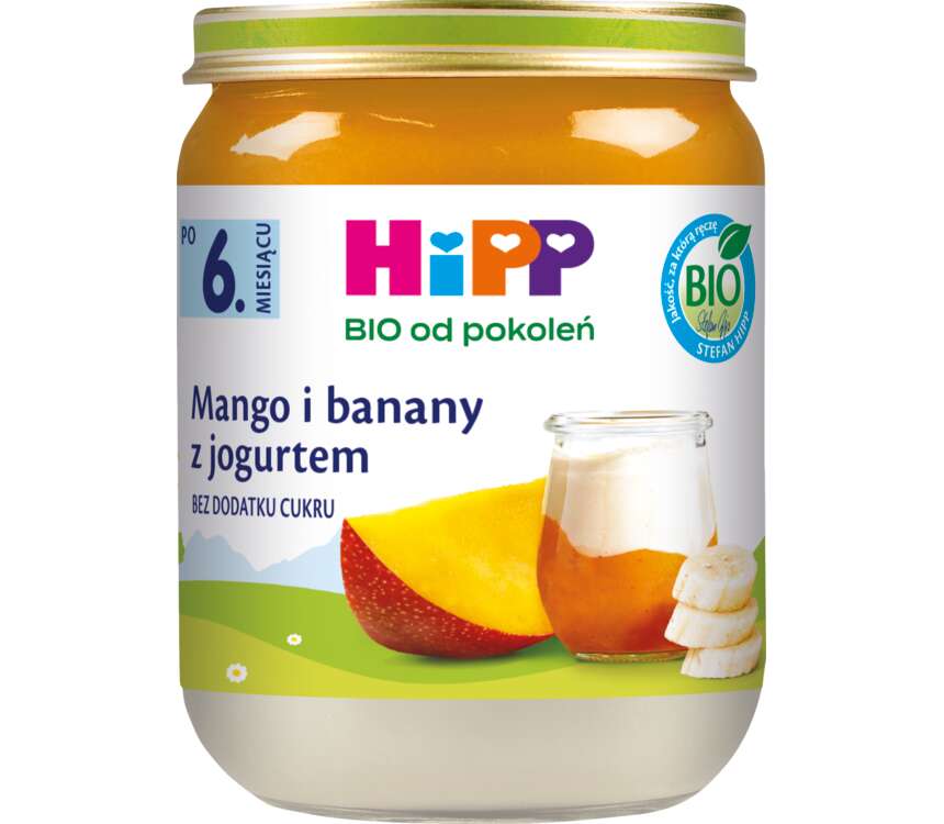 Hipp BIO 7M Owocowy Duet jabłko- mango-twarożek 160 g