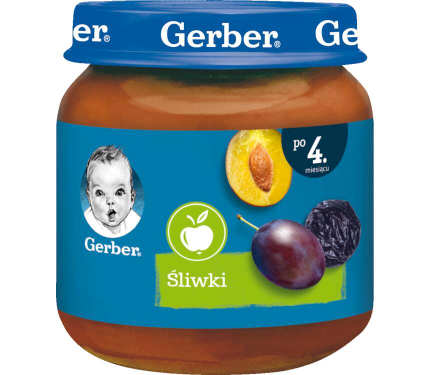 Gerber 5M Suszona śliwka  125 g