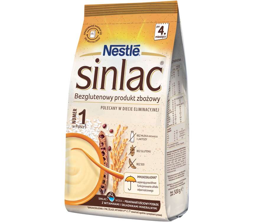 Nestle Sinlac 5M Produkt zbożowy bezglutenowy 500 g