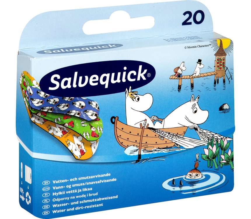 Salvequick Muminki Plastry dla dzieci  20 szt