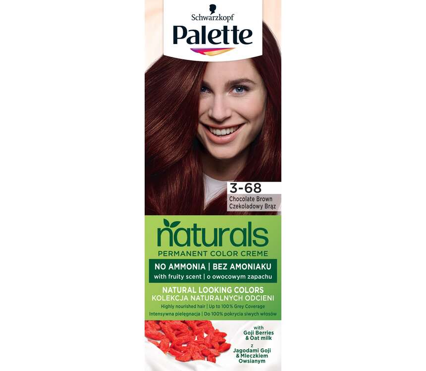 Palette Permanent NC Farba do włosów czekoladowy brąz 868
