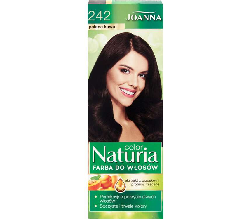 Joanna Naturia Farba do włosów pal. kawa 242