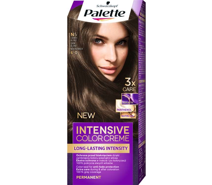 Palette ICC Farba do włosów ciemny blond N5
