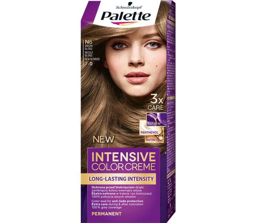 Palette ICC Farba do włosów średni blond N6 kaufland.pl
