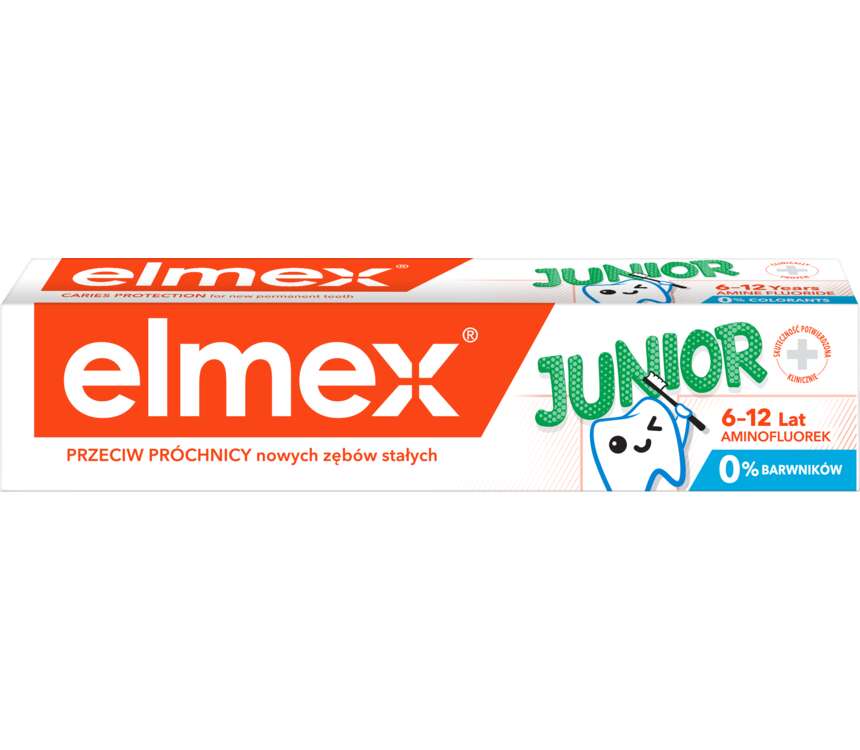 Elmex Pasta do zębów Junior 6-12 75 ml kaufland.pl