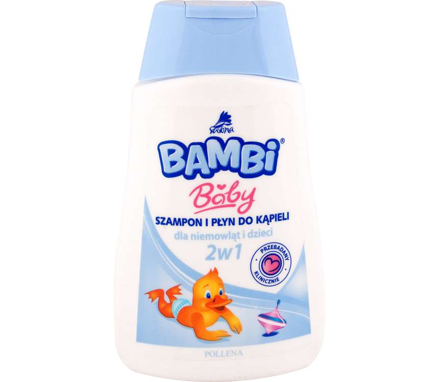 Bambi Szamp.płyn d/kąpieli dla dzieci, 2w1 300 ml
