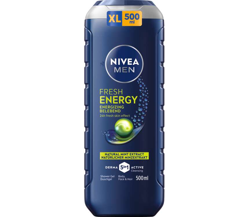 Nivea Żel pod prysznic Energy, M 500 ml kaufland.pl