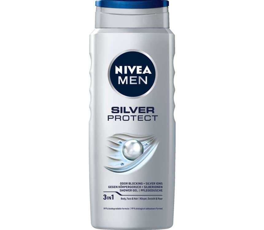 Nivea Żel pod prysznic Silver Protect, M 500 ml kaufland.pl