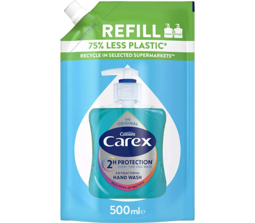 Carex Mydło w płynie Pure blue zapas 500 ml