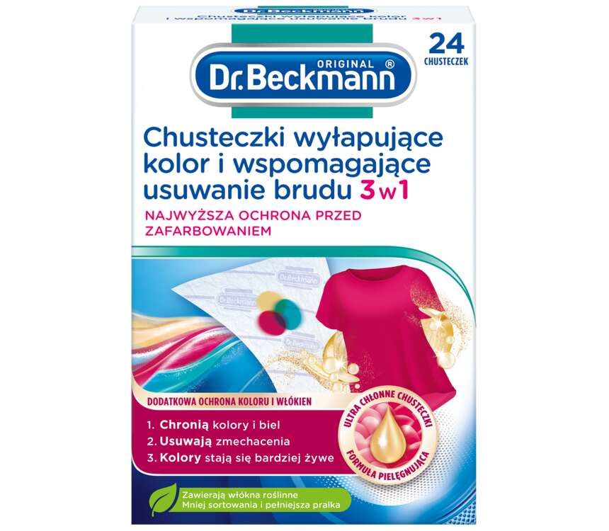 Dr.Beckmann Chusteczki wyłapujące kolor 24 szt.