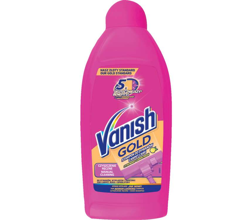 Vanish Szampon do dywanów cytryna 0,5L
