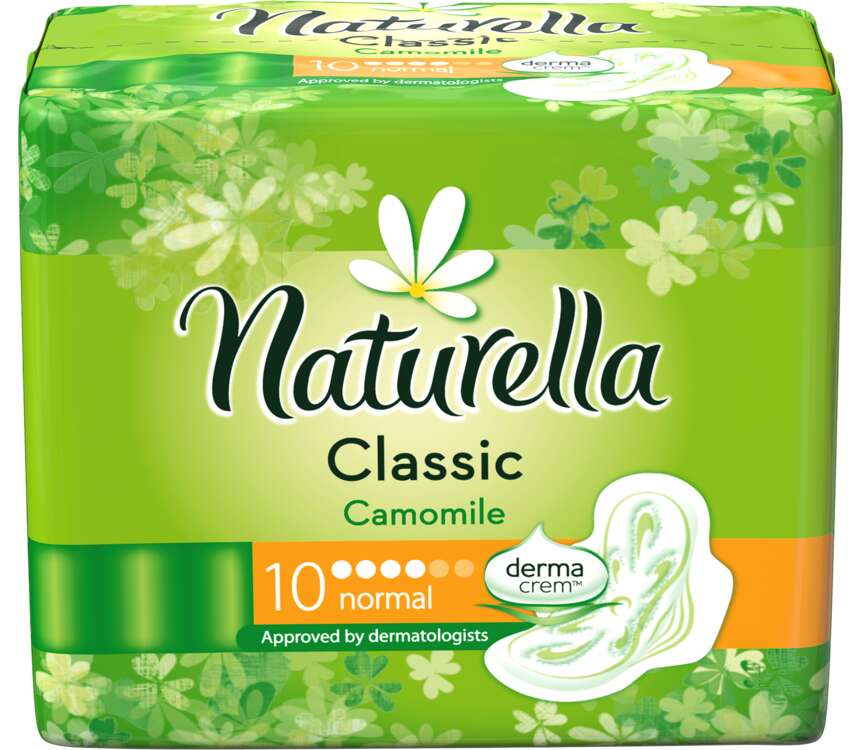 Naturella Podpaski Normal ze skrzydełkami 10 szt.