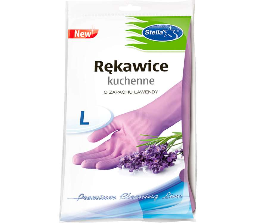 Stella Rękawice kuchenne rozm. L lawendowe 1 para
