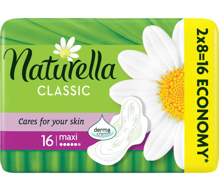 Naturella Podpaski Maxi ze skrzydełkami 16 szt.