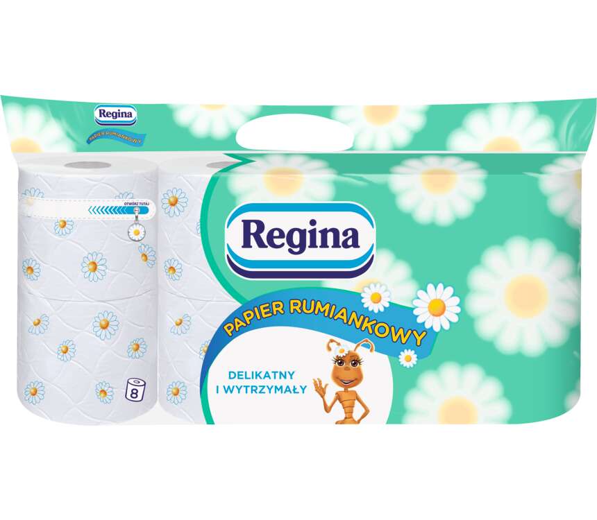 Regina Papier toaletowy Rumianek 3-w 150 lis 8 szt. kaufland.pl