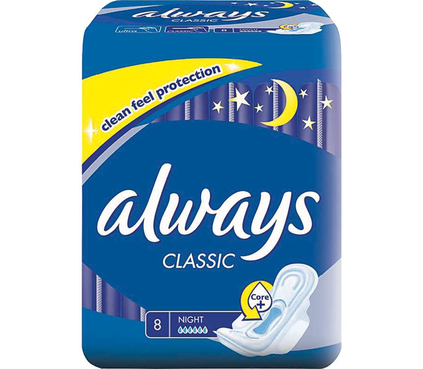 Always Podpaski ClassicMaxi ze skrzydełkami 9 szt.