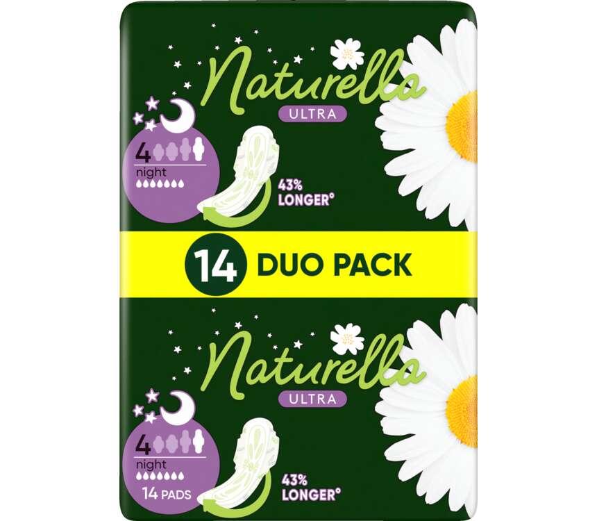 Naturella Podpaski z/skrzydeł. Ultra noc 14 szt. kaufland.pl