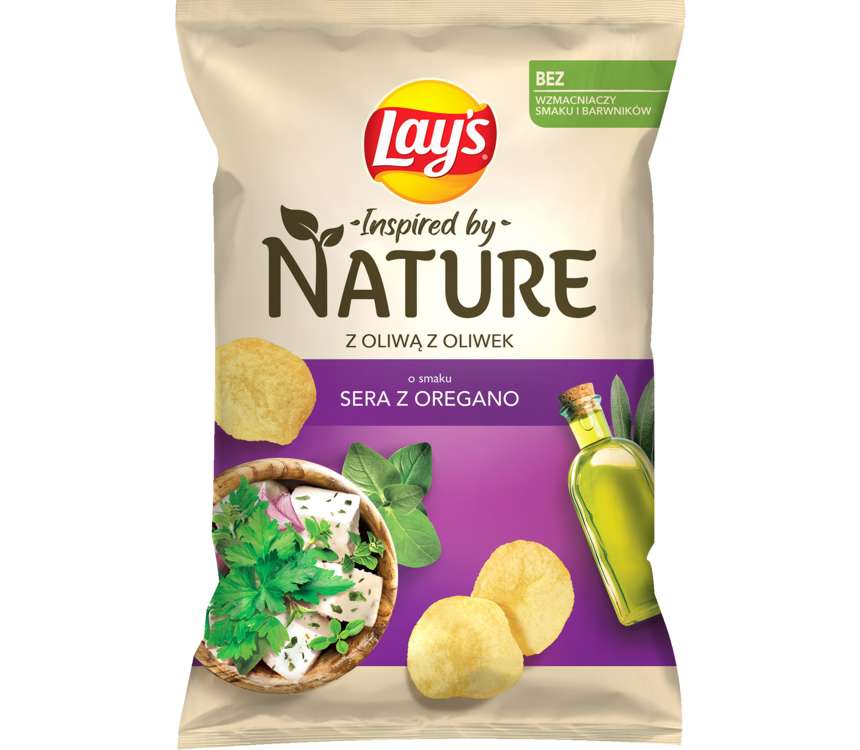 Lays Nature Chipsy Ser i oregano 120 g kaufland.pl