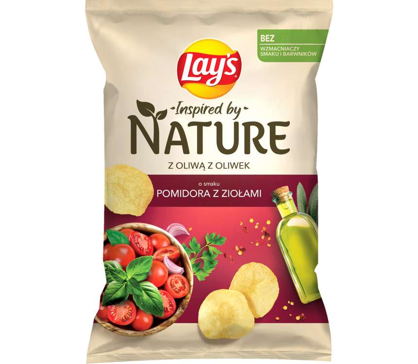 Lays Nature Chipsy Pomidor i zioła 120 g kaufland.pl