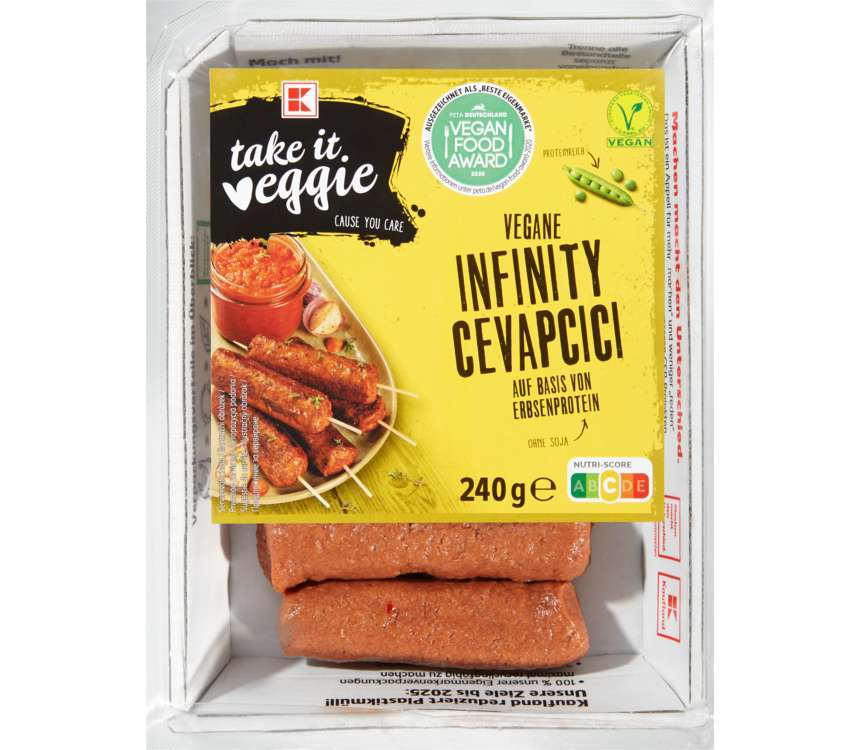 K-TakeItVeggie CEVAPCICI WEGAŃSKIE  240G