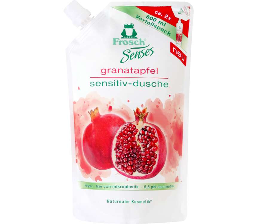 Frosch Senses Żel pod prysznic owoc granatu 500 ml