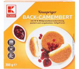 K-Classic Syr Camembert s omáčkou
z lesných brusníc