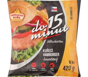 Vodňanské kurě Kurací hamburger