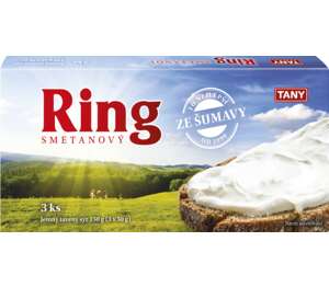 Tany Ring Tavený syr
so šunkou alebo natur