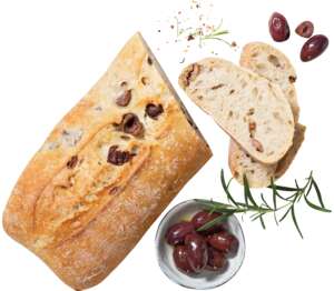 Ciabatta s olivami Kalamata 
