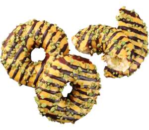 Donut s náplňou pistáciovou alebo malinovou