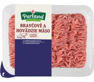 K-Purland Mleté mäso
bravčové a hovädzie K-Purland Mleté mäso
bravčové a hovädzie