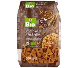 K-Bio Celozrnné cestoviny