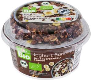K-Bio Jogurt s müsli
rôzne druhy