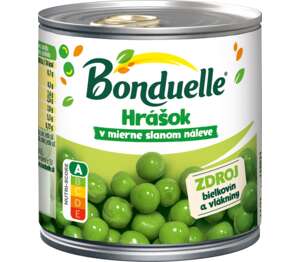 Bonduelle Hrášok
jemný Bonduelle Hrášok
jemný