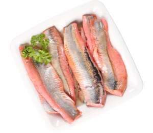 Matjesy à la losos zo solených sleďov Matjesy à la losos zo solených sleďov